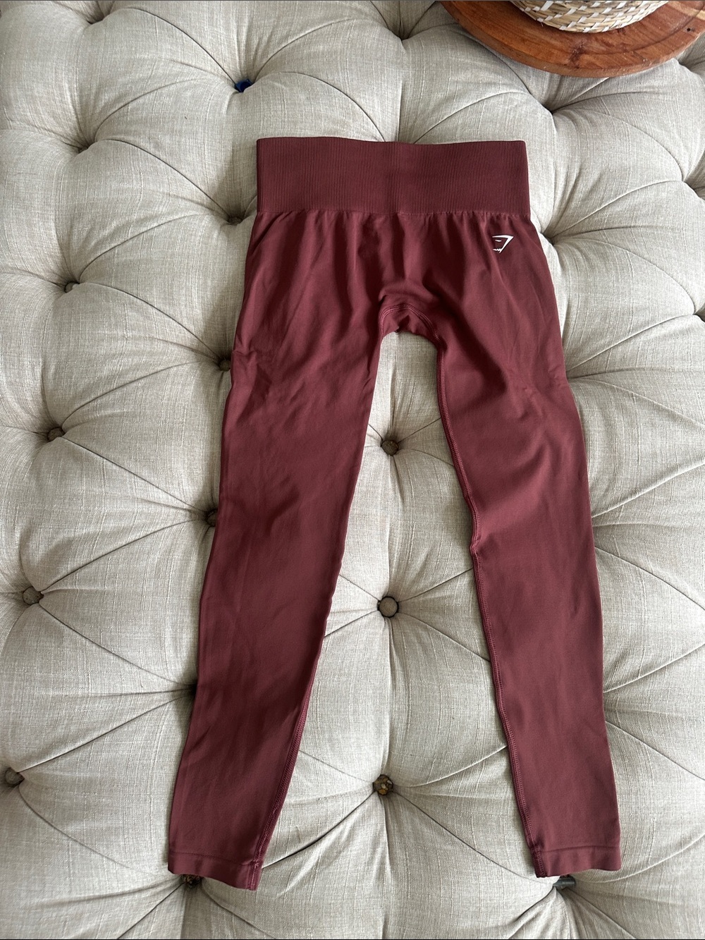 Gymshark woman Maroon High-Waist Leggings